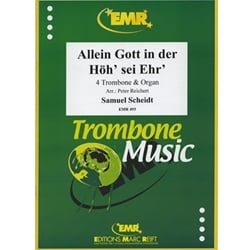 Allein Gott in der Hoh' sei Ehr' - Trombone Quartet and Organ