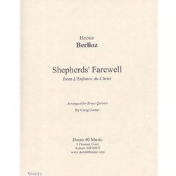 Shepherd's Farewell from "L'Enfance du Christ" - Brass Quintet