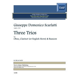 3 Trios - Oboe, English Horn, and Bassoon