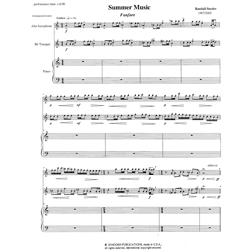 Summer Music - Alto Saxophone, Trumpet and Piano