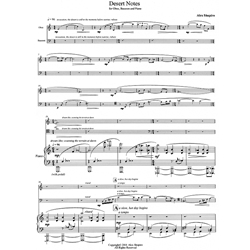 Desert Notes - Oboe, Bassoon, and Piano