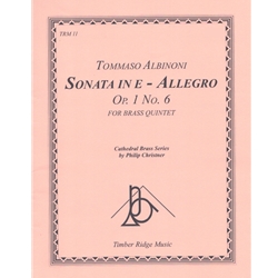 Sonata in E Op. 1 No. 60: Allegro - Brass Quintet
