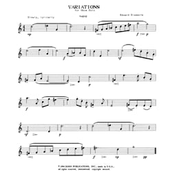 Variations - Oboe Unaccompanied