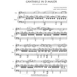 Cantabile in D Major - Flute and Piano