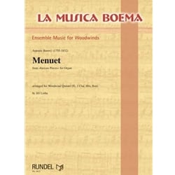 Menuet from "Various Pieces for Organ" - Woodwind Quintet
