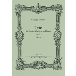 Trio, Op. 43 - Clarinet, Bassoon, and Piano