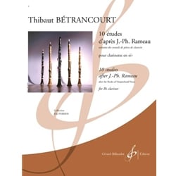 10 Etudes d'apres Jean-Philippe Rameau - Clarinet Study