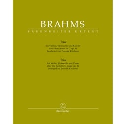 Trio after the Sextet in G Major, Op. 36 - Violin, Violoncello and Piano