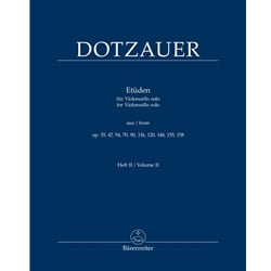 Etudes for Violoncello solo, Vol. 2