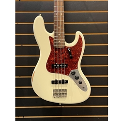 Nash JB-63 Electric Bass Guitar - Olmypic White w/ Hardshell Case