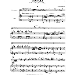 Sonata - Alto Saxophone and Piano