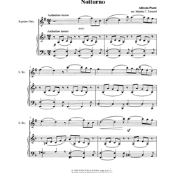 Notturno - Soprano Saxophone and Piano