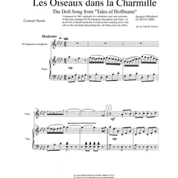 Les Oiseaux Dans La Charmille - Sopranino Saxophone and Piano