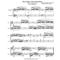 Flight of the Bumble Bee (with a Canadian Twist) - Saxophone Duet