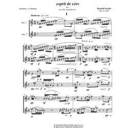 Espirit de cors - Saxophone Duet