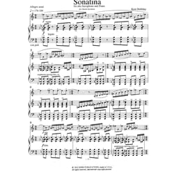 Sonatina - Alto Saxophone and Piano