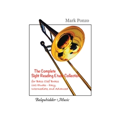 Complete Sight Reading Etude Collection - Bass Clef Brass Instruments