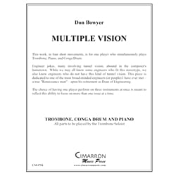 Multiple Vision - Unaccompanied Trombone, Conga Drum, & Piano