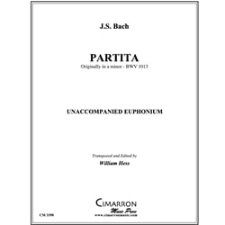 Partita, BWV. 1013 - Unaccompanied Euphonium