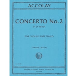 Concerto No. 2 in D Minor - Violin and Piano