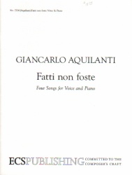 Fatti non Foste - Soprano & Piano