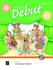 Cello Debut: 12 Easy Pieces for Beginners (Book/CD)
