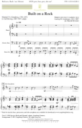 Built on a Rock - SATB