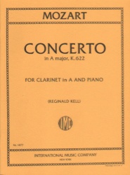 Concerto in A Major, K. 622 - Clarinet in A and Piano