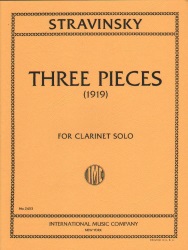 3 Pieces (1919) - Clarinet Unaccompanied