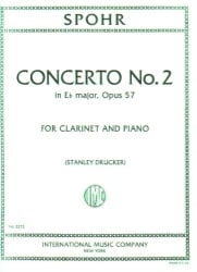 Concerto No. 2 in E-flat Major, Op. 57 - Clarinet and Piano