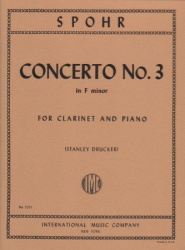 Concerto No. 3 in F Minor - Clarinet and Piano