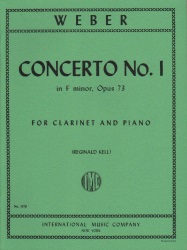 Concerto No. 1 in F Minor, Op. 73 - Clarinet and Piano