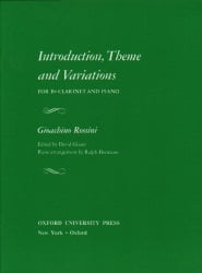 Introduction, Theme, and Variations - Clarinet and Piano