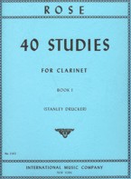 40 Studies, Vol. 1 - Clarinet