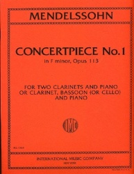 Concert Piece No. 1 in F Minor, Op. 113 - Clarinet Duet and Piano