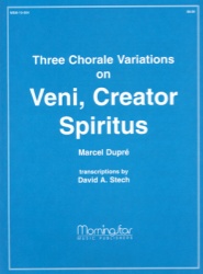3 Chorale Variations on VENI CREATOR - Organ