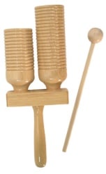 Two-Tone Wood Agogo Bell