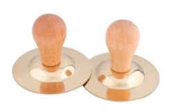 WestCo Finger Cymbals with Wood Handles (1 Pair)