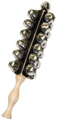 WestCo 25 Sleigh Bells On Hardwood Handle