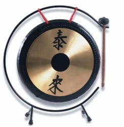 Rhythm Band RB1071 10" Gong with Mallet and Stand
