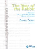 Year of the Rabbit : A Watercolor - Flute Quartet or Choir
