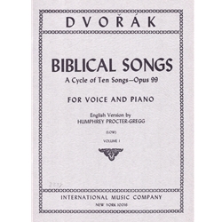Biblical Songs, Op. 99, Vol. 1 - Low Voice