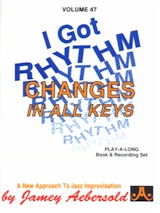 Jamey Aebersold Vol. 47 Book & CD - I Got Rhythm