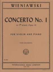 Concerto No. 1 in F-sharp Minor, Op. 14 - Violin and Piano