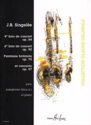 Solos de Concert, Fantaisie Brillante, and Concerto - Tenor Sax and Piano