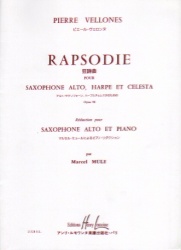 Rhapsodie, Op. 92 - Alto Sax and Piano