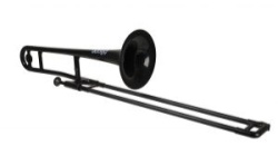 Jiggs Student Model PBONE1BLK Plastic Trombone - Black