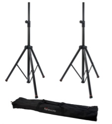 Gator Frameworks Pair of GFK-SPK-3000 Speaker Stands with Carry Bag