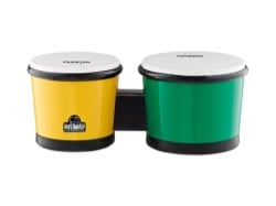 NINO19GY ABS Plastic Bongos - Green/Yellow