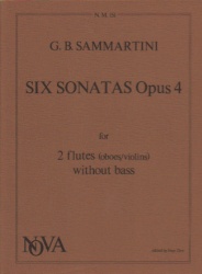 6 Sonatas, Op. 4 - Flute Duet